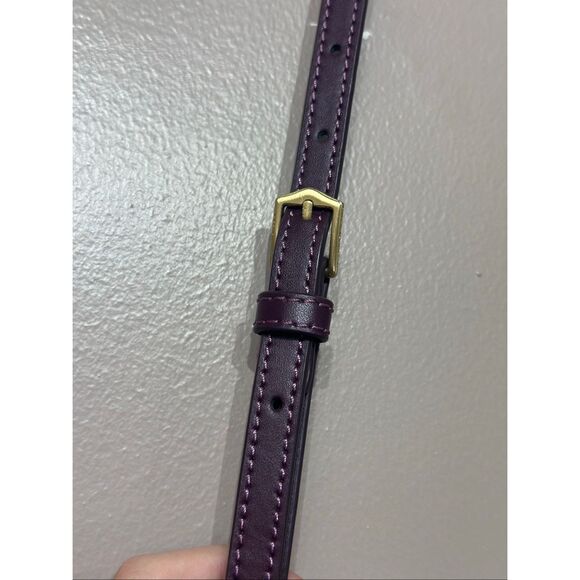 NWOT Aimee Kestenberg Plum Mia Velvet Expandable Satchel Handbag Purse - Picture 8 of 8